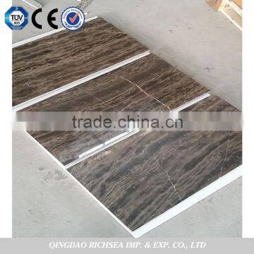 Polished Emperador mable slab