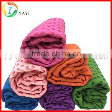 Yoga Pilates Exercise Microfiber Non Skid Yoga Mat Towel photo-5