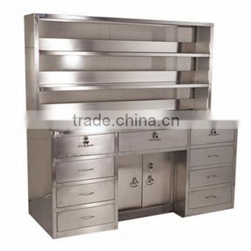 High quality medical cupboard stainless steel hospital working desk table