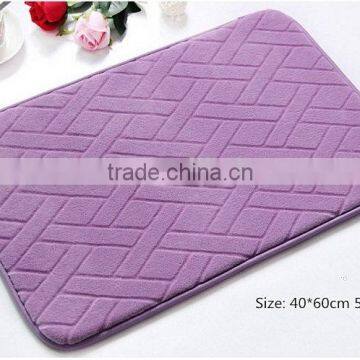 Factory customized cheap pvc bath mat , memory foam bath mat