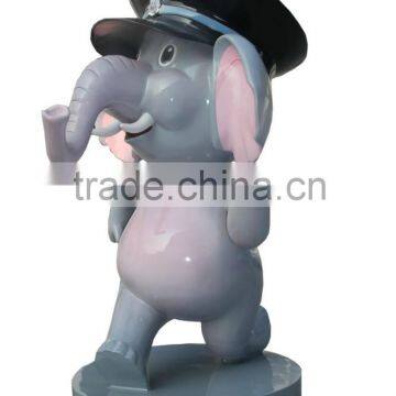 resin cute cartoon little elephant statue