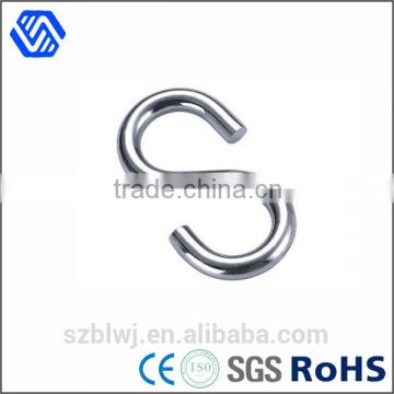 High tension S style stainless steel heavy duty large s hooks