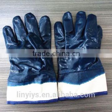 125g 10' nitrile coated work oil resistant safety gloves