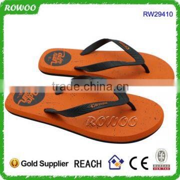 EVA Rubber Orange Colorful flip flops,Unisex slippers