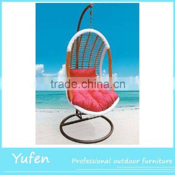 Outdoor hanging garden rocking chair