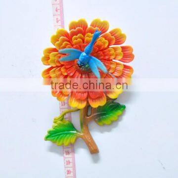 5 Inch Plastic Peony Flowers Refrigerator Magnet photo-2