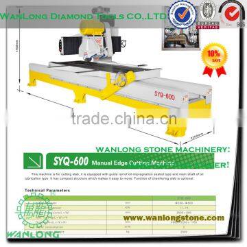 SYQ-600 Manual Edge Cutting Machine for limestone cutting, stone cutter machinery