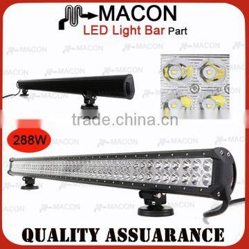288W led ring light led emergency light strip bar Body Color Black White