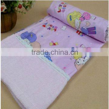 Cartoon Printed Organic cotton baby blanket