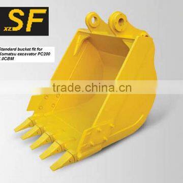 excavator general bucket fit for Komatsu excavator PC200 1.0CBM