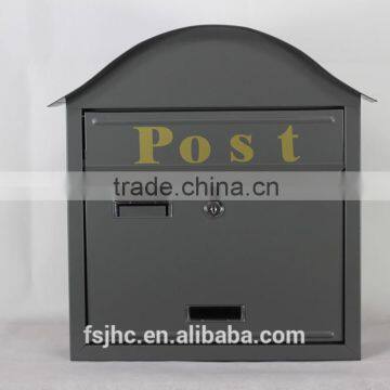 Foshan JHC-2027 Wall Mounted Metal Mailbox/High Quality Lockable Letterbox/Durable Postbox With Six Color Type