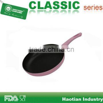 Aluminum non-stick pink frying pan