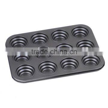 12 Cup Muffin Pan Witth Flower Shape photo-2