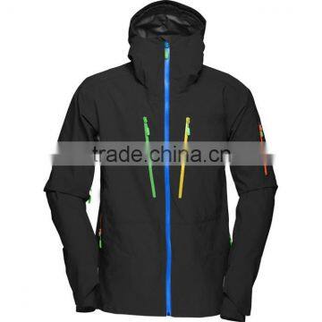 Hooded waterproof men windbreaker ski wear