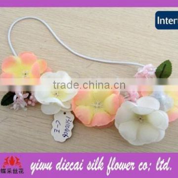 Promotional flower elastic hairband