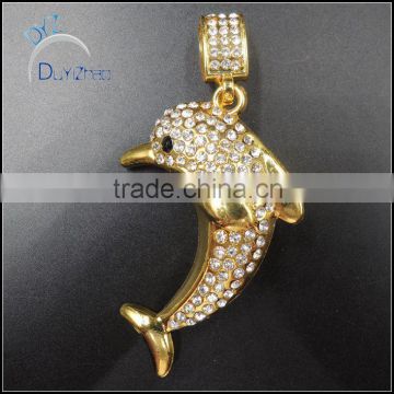 cheap hip hop plated gold necklace cz pendant designs