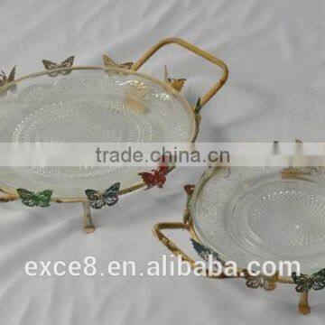 Beautiful vintage wedding serving tray food plate