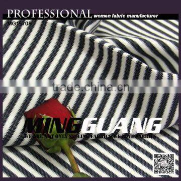 2016 Fashion Shripe Style Pattern Fabric 65% Polyester 32% Rayon 3%spandex Ladies Fashion Dress photo-3