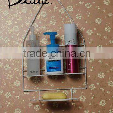 2016 Bouda popular metal wire bathroom hanging shelf with cheap price