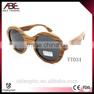 round frames 2016 fashion style UV400 lens new design bamboo wooden polarized sunglasses sun glasses                        
                                                                                Supplier's Choice