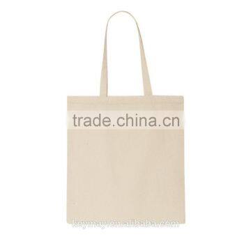 Plain long straps wholesale eco Muslin cotton bag