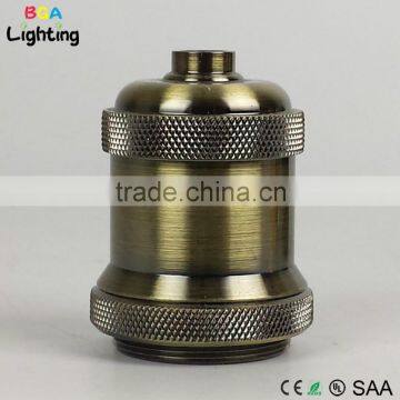 E27 Aluminum indoor hanging light socket for ceiling light