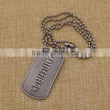 Wholesale Zinc Alloy Dog Tag With Necklace photo-5