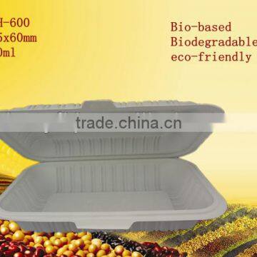 100% disposable biodegradable corntarch food container:XYFH-600