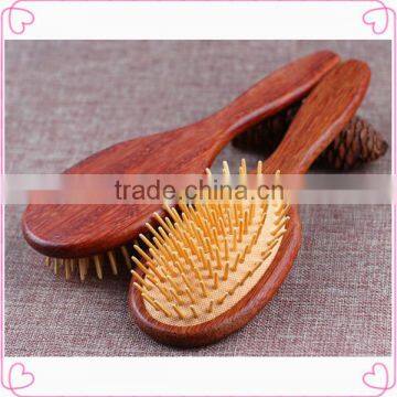 Plastic And Wood Handle Hair Brush,Logo Custom brush Hair Straightener Wholesale