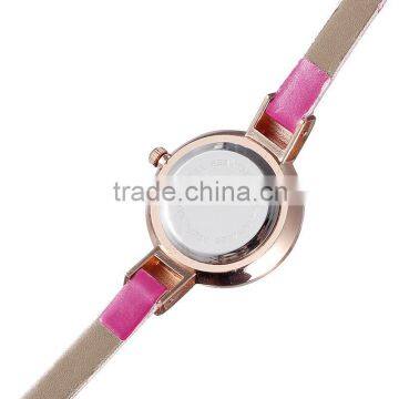 China Top Selling Imported Japan Quartz Fashion Stainless Steel Vogue Good Quality PU Leather Wrist Watch in Stock! photo-3