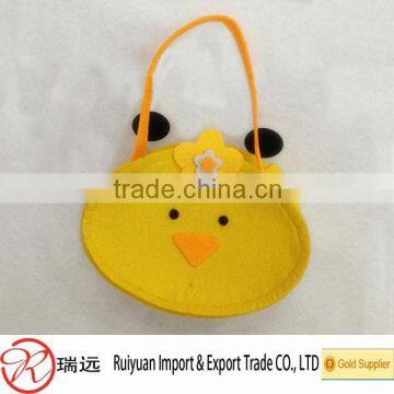 2016 Top sale high quality and lovely felt Easter basket