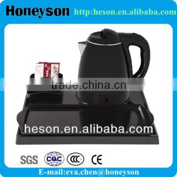 hotel products hospitality tray and 1.2L electric plastic kettle