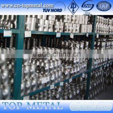 pipe fitting stainless steel reducing and equal tee