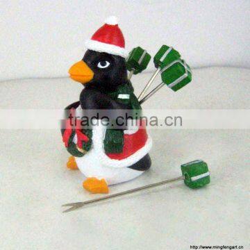 Resin Penguin Fork