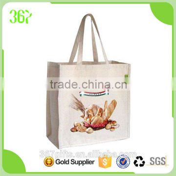 New Arrival Promotional Canvas Cotton Reusable Shopping Bag with Handle