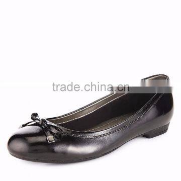 OLZP003 Hottest new product Women Flat Dress Shoes Handmade Top Quality Rubber Sole Bow Flat Shoes