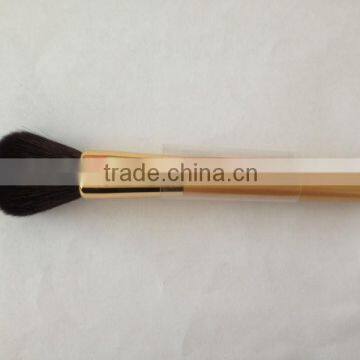 golden makeup powder brush/soft hair cosmetic brushes