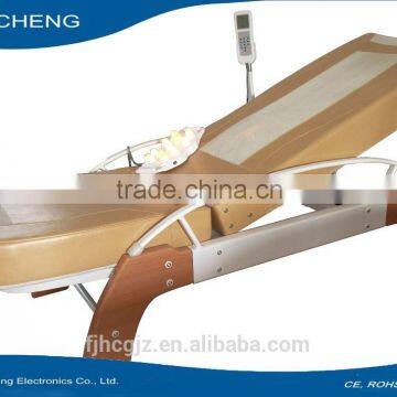 electric full body reclining jade massage bed