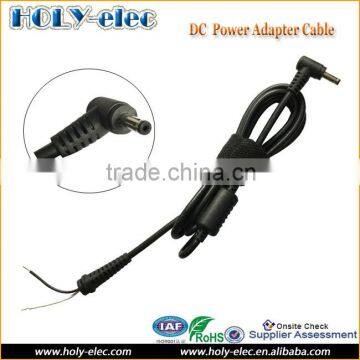 3.5x1.35mm DC Powe Plug Cable For CCTV LED Light With Straight Angle For Laptop Adapter