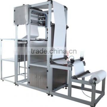 Separate HEPA Glass Fiber Pleating Machine From Filter Manufacturing Equipment