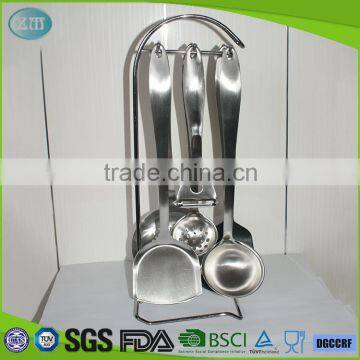 Classic 6 Pcs Stainless Steel Kitchen Utensils With Shelf Quality Choice