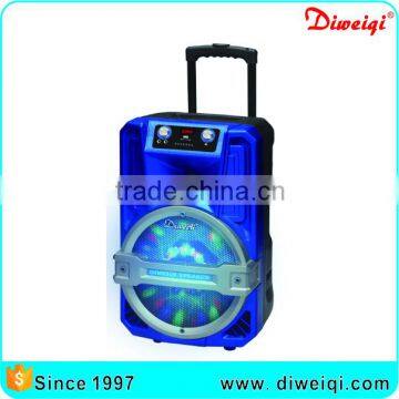 Trolley speaker bluetooth active portable speaker with light