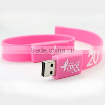 Custom USB Silicon Wristband Flalsh Driver, Custom USB bracelet memory stick