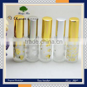 round shape 15ml cosmetic packaging mini glass perfume sprayer bottle with different decorative design                        
                                                                                Supplier's Choice