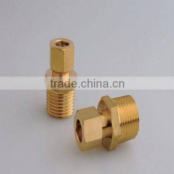 brass compression male connector