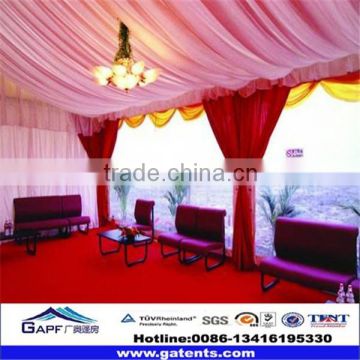 Pink Lining for Wedding Party Tent Decorationl