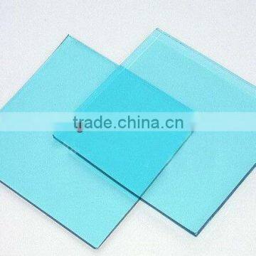 5mm Sea blue glass with high quality