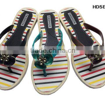 New Arrival Fashion Flip Flop for Lady Beach Slipper Shoes PVC Upper Outsole Slippers