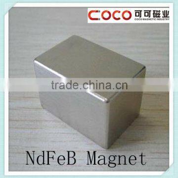 35SH/38SH/40SH/42SH/44SH block neodymium monopole magnet with rohs