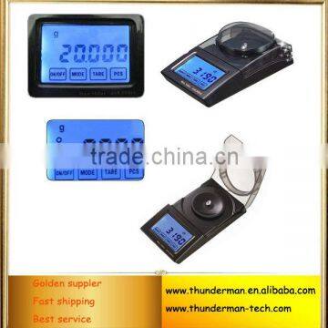 20g/0.001g LED Display Digital Diamond Pocket Jewelry Scale